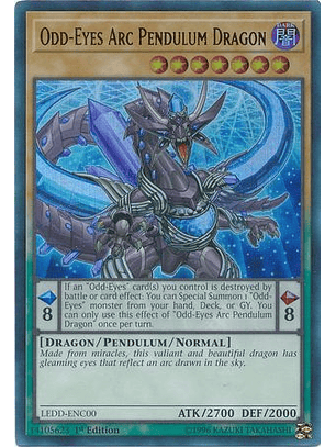 Odd-Eyes Arc Pendulum Dragon - LEDD-ENC00 - Ultra Rare