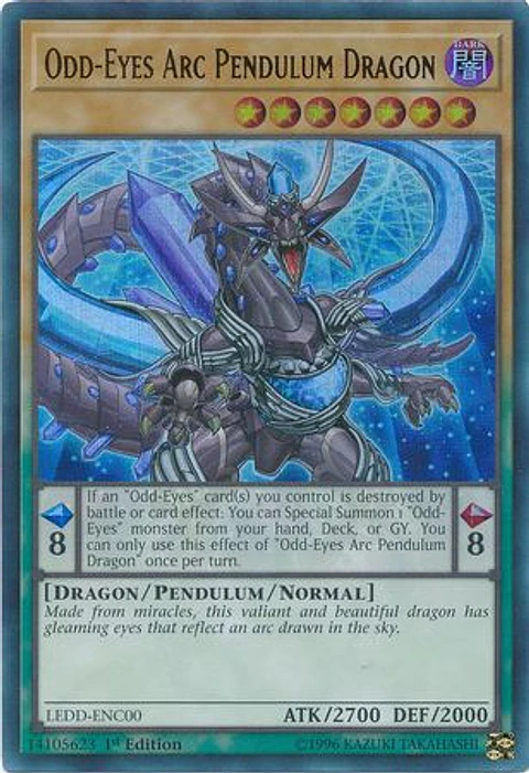 Odd-Eyes Arc Pendulum Dragon - LEDD-ENC00 - Ultra Rare