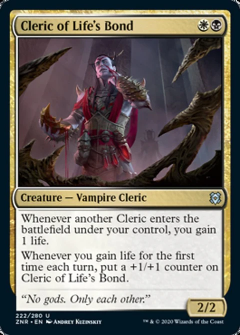 Cleric of Life's Bond - ZNR - U 