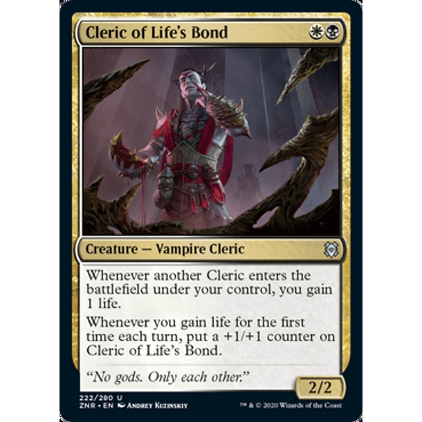 Cleric of Life's Bond - ZNR - U 