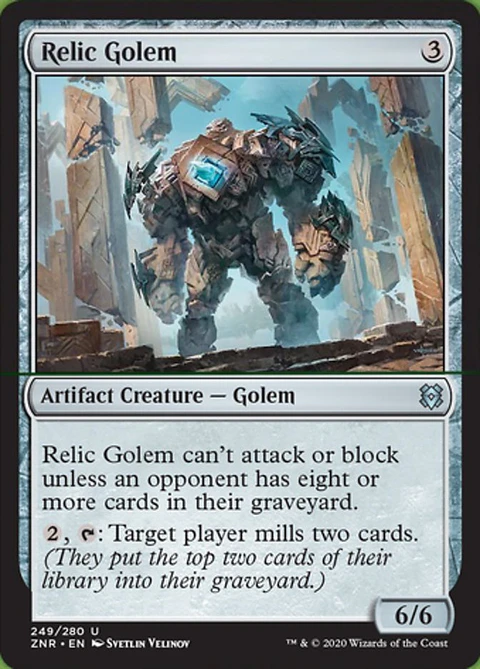 Relic Golem  - ZNR - U 