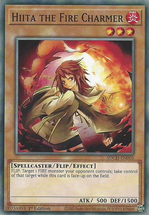 Hiita the Fire Charmer - SDCH-EN003 - Common 