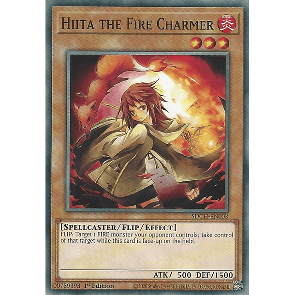 Hiita the Fire Charmer - SDCH-EN003 - Common 
