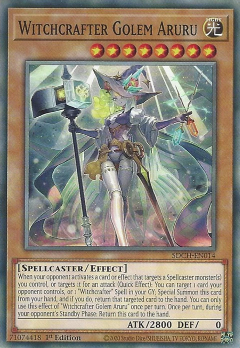Witchcrafter Golem Aruru - SDCH-EN014 - Common 