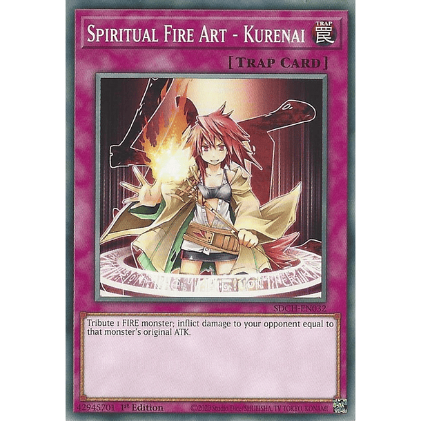 Spiritual Fire Art - Kurenai - SDCH-EN032 - Common 