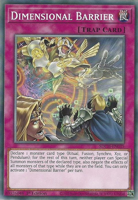 Dimensional Barrier - SDCH-EN035 - Common 