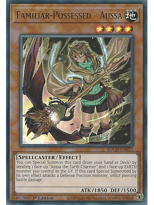 Familiar-Possessed - Aussa - SDCH-EN037 - Ultra Rare 