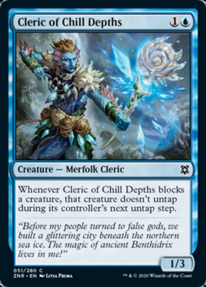 Cleric of Chill Depths - ZNR - C 1