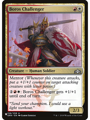 Boros Challenger - PLIST - U 