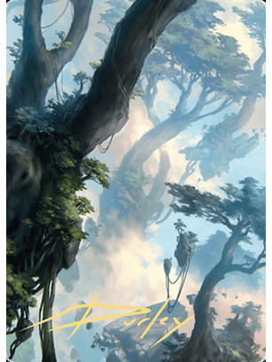 FOREST ART CARD 19/81 - ZNR - ART (GOLD STAMPED SIGNATURE)