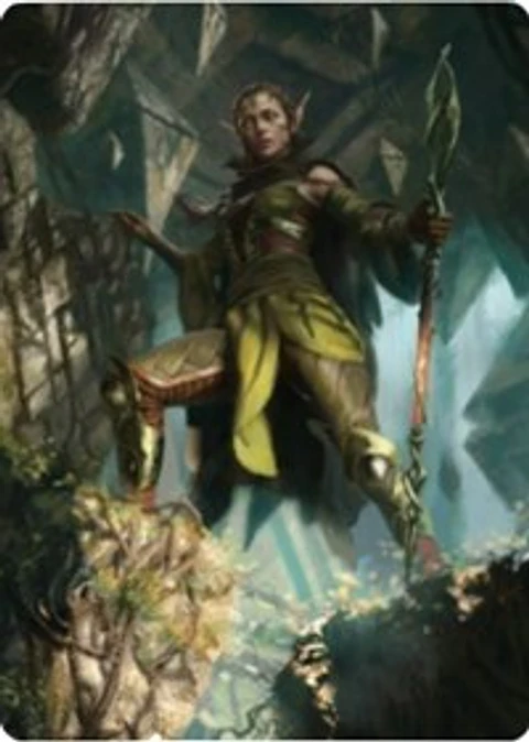  Nissa of Shadowed Boughs Art Card (5/81) - ZNR - A