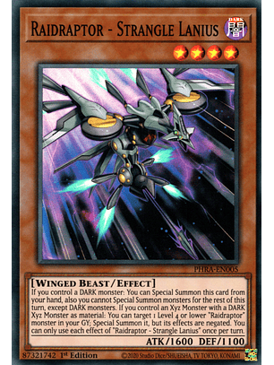 Raidraptor - Strangle Lanius - PHRA-EN005 - Super Rare