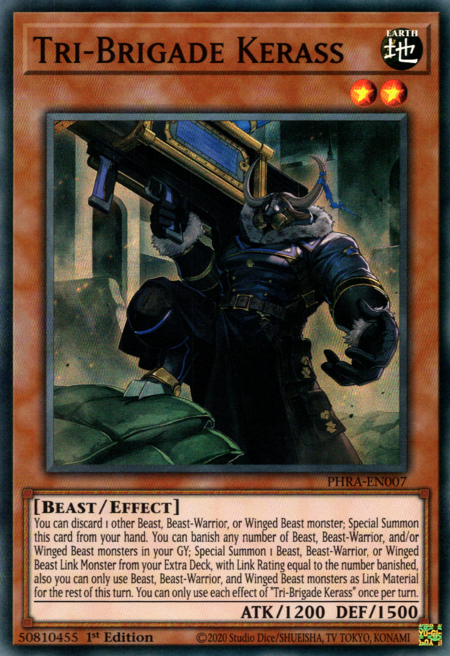 Tri-Brigade Kerass - PHRA-EN007 - Super Rare  1