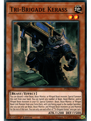 Tri-Brigade Kerass - PHRA-EN007 - Super Rare 