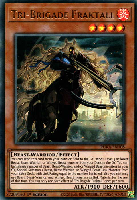 Tri-Brigade Fraktall - PHRA-EN008 - Ultra Rare
