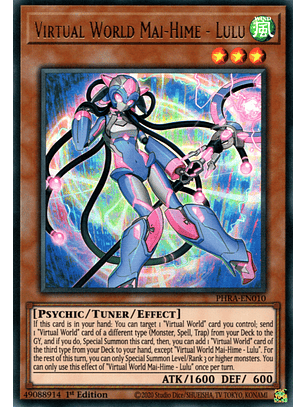 Virtual World Mai-Hime - Lulu - PHRA-EN010 - Ultra Rare