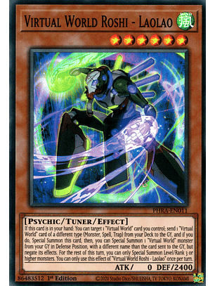Virtual World Roshi - Laolao - PHRA-EN011 - Super Rare