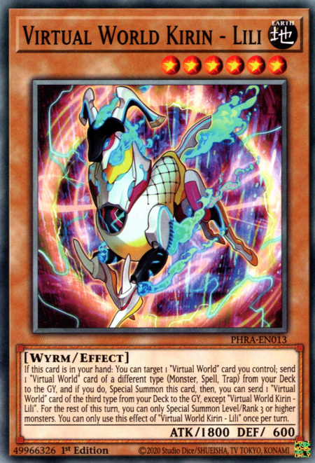 Virtual World Kirin - Lili - PHRA-EN013 - Common 1