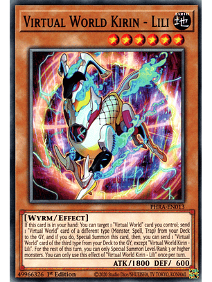 Virtual World Kirin - Lili - PHRA-EN013 - Common