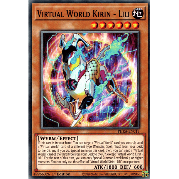 Virtual World Kirin - Lili - PHRA-EN013 - Common