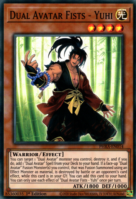 Dual Avatar Fists - Yuhi - PHRA-EN014 - Super Rare 1