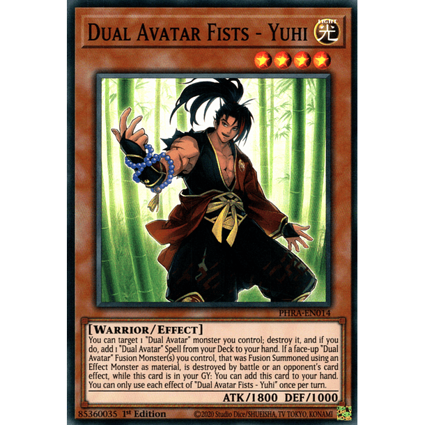 Dual Avatar Fists - Yuhi - PHRA-EN014 - Super Rare