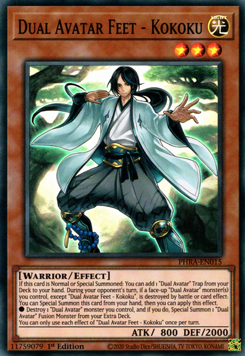 Dual Avatar Feet - Kokoku - PHRA-EN015 - Super Rare