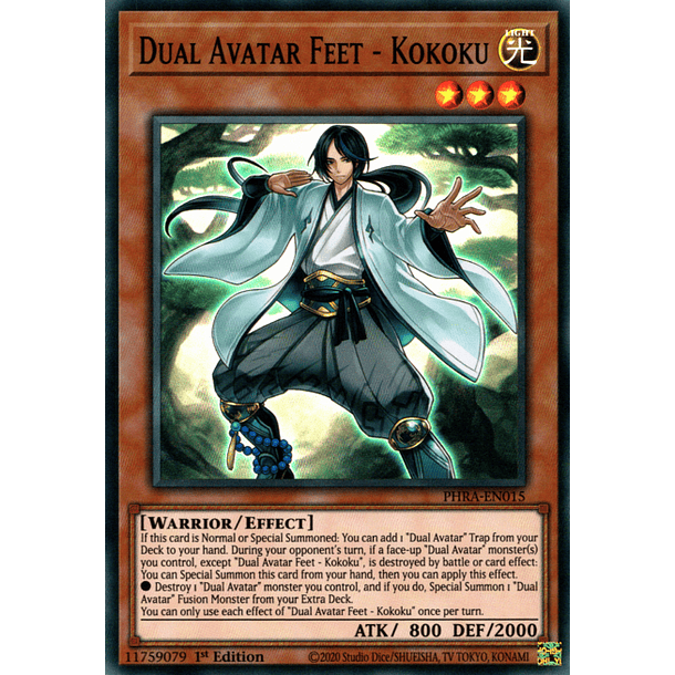 Dual Avatar Feet - Kokoku - PHRA-EN015 - Super Rare