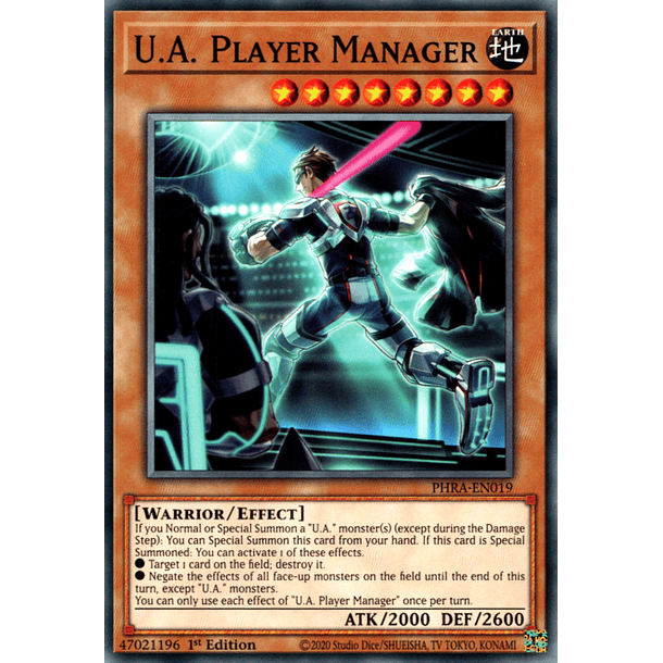 U.A. Player Manager - PHRA-EN019 - Common
