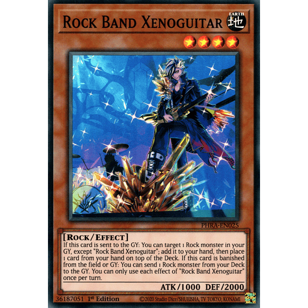 Rock Band Xenoguitar - PHRA-EN025 - Super Rare