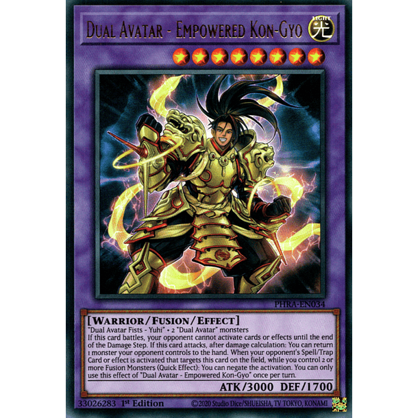 Dual Avatar - Empowered Kon-Gyo - PHRA-EN034 - Ultra Rare