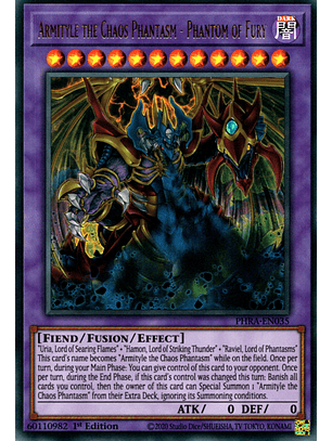 Armityle the Chaos Phantasm - Phantom of Fury - PHRA-EN035 - Ultra Rare
