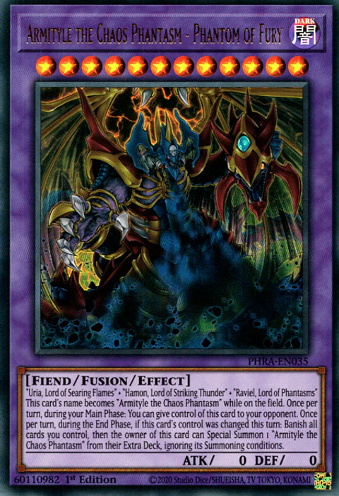 Armityle the Chaos Phantasm - Phantom of Fury - PHRA-EN035 - Ultra Rare
