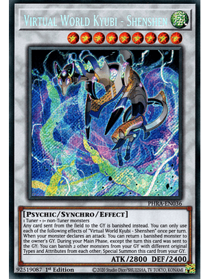 Virtual World Kyubi - Shenshen - PHRA-EN036 - Secret Rare