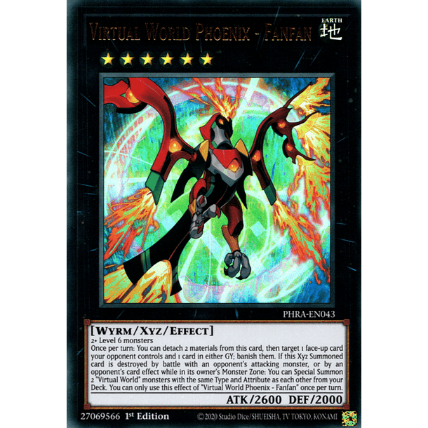 Virtual World Phoenix - Fanfan - PHRA-EN043 - Ultra Rare