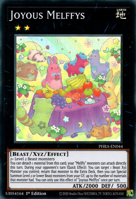 Joyous Melffys - PHRA-EN044 - Super Rare 