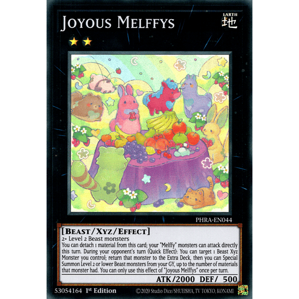 Joyous Melffys - PHRA-EN044 - Super Rare 