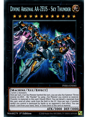 Divine Arsenal AA-ZEUS - Sky Thunder - PHRA-EN045 - Secret Rare