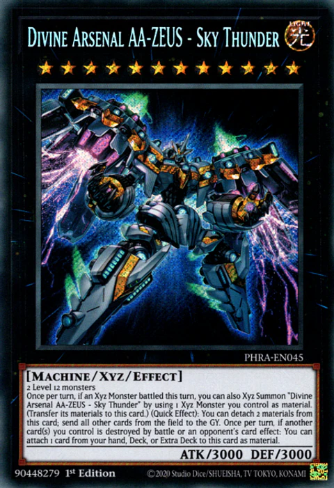 Divine Arsenal AA-ZEUS - Sky Thunder - PHRA-EN045 - Secret Rare