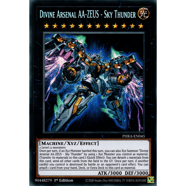 Divine Arsenal AA-ZEUS - Sky Thunder - PHRA-EN045 - Secret Rare