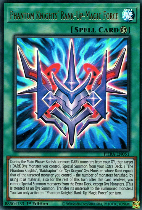 Phantom Knights' Rank-Up-Magic Force - PHRA-EN051 - Ultra Rare 