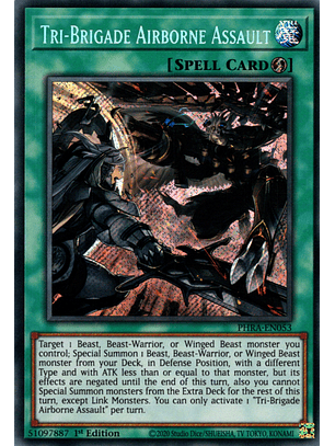 Tri-Brigade Airborne Assault - PHRA-EN053 - Secret Rare 