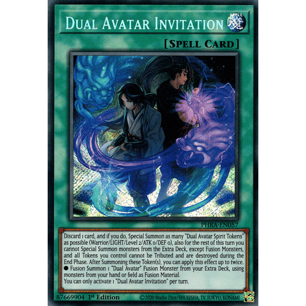 Dual Avatar Invitation - PHRA-EN057 - Secret Rare