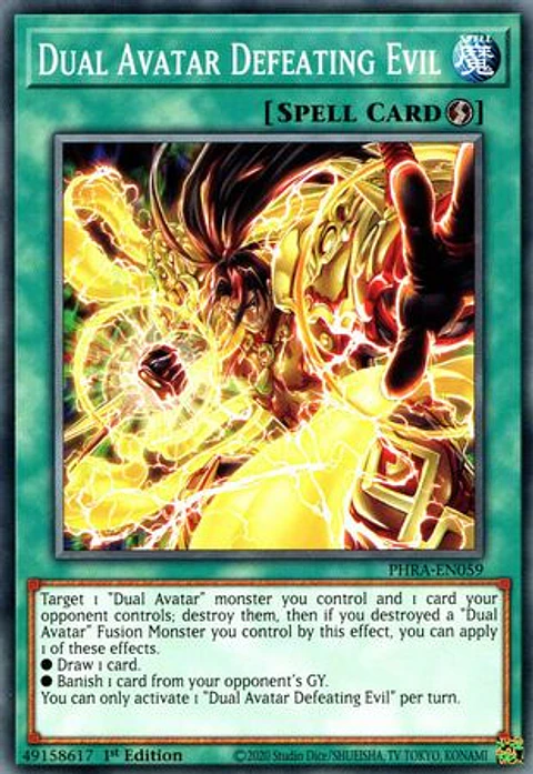 Dual Avatar Defeating Evil - PHRA-EN059 - Common