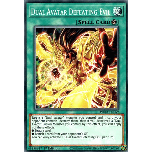 Dual Avatar Defeating Evil - PHRA-EN059 - Common