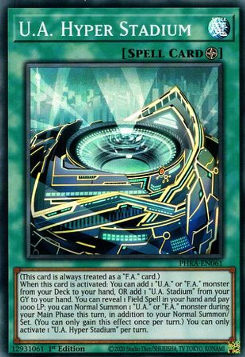 U.A. Hyper Stadium - PHRA-EN061 - Super Rare