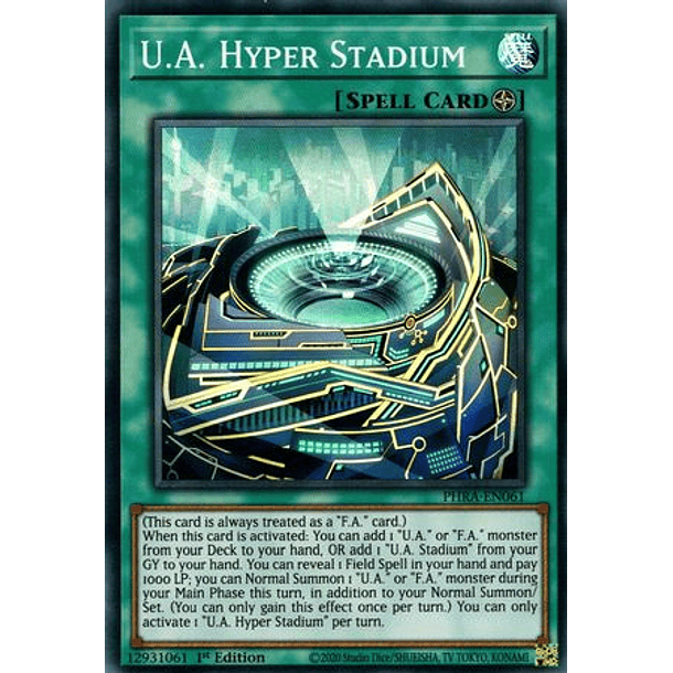 U.A. Hyper Stadium - PHRA-EN061 - Super Rare