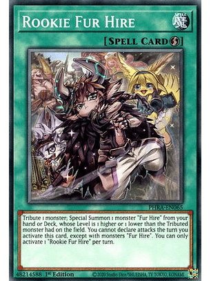 Rookie Fur Hire - PHRA-EN065 - Common