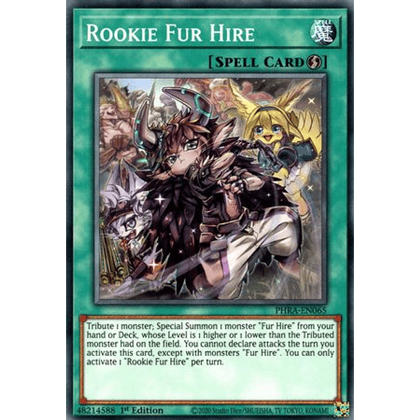 Rookie Fur Hire - PHRA-EN065 - Common