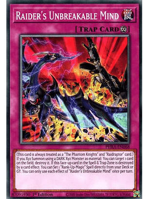 Raider's Unbreakable Mind - PHRA-EN068 - Common